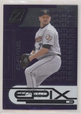 2005 Donruss Zenith Epix Purple Game 9/250 Roger Clemens #E-12 a5h