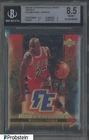 2003-04 UD Rookie Exclusives Jerseys Michael Jordan HOF GU Patch BGS 8.5 w/ 9.5