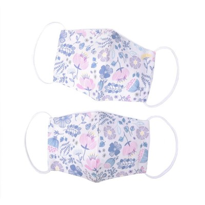 Colorful Candy Style Cotton Face Mask Kids Teen Children Girls Set Of 2 N5324902