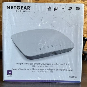 Netgear WAC510 IEEE 802.11ac 1.20 Point d'accès sans fil Gbits Nouvelle usine scellée