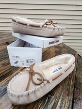 Minnetonka Women's Cally Slipper Stone - 4018 Stone - Size 5 Brand New
