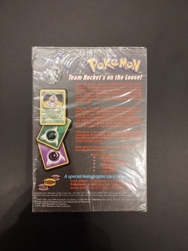 Wizards of the Coast Pokemon Team Rocket Trouble Sealed Themendeck - Bild 2 von 2