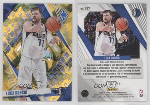 2023-24 Panini Phoenix Yellow Ice Phoenix /175 Luka Doncic #157