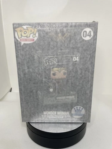 NEW Funko Pop Die Cast Wonder Woman #04 Shop Exclusive - Factory Sealed