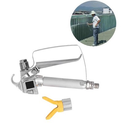 Spray Gun High Pressure Airless Car Wall Paint Spraying Machine With Nozzle Hold