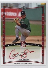2014 Leaf Perfect Game Showcase Red 2/5 Cole Sands #A-CS3 Auto j0t