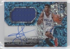 2016-17 Spectra Rookie Jersey Neon Blue 35/99 Timothe Luwawu-Cabarrot Auto 00q0