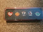 Vtg Set Ty Beanie Baby Set Of 5 Lapel Pins NEW