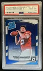 2017 Panini Donruss Optic Patrick Mahomes II RC Rated Rookie #177 Chiefs PSA 10