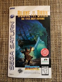 Alone in the Dark: One-Eyed Jack's Revenge w/Reg Card & Phone Card- Sega Saturn