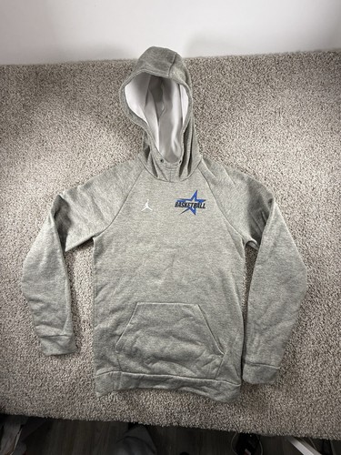 Air Jordan, Vintage Jordan Air Jordan Jumpman # 23 Grey Hoodie Sweatshirt Men's Size S