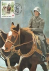 War Horse Soldier Riding Finnish Horse Finland FDC Maxi card 1994