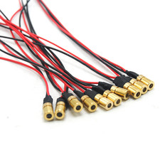10pcs Lot 780nm 3mW Infrared Dot Focusable Laser Diode Module 3V IR Light
