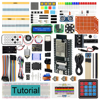 Ultimate Starter Kit for ESP32-WROVER CAM Wireless, Python C Java, 795-Page Deta