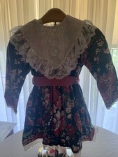 90s Vintage Girl  s Dress With Sash Size 4