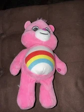 2020 Basic Fun Care Bears 9” Cheer Bear 🌈 rainbow cute EUC nice