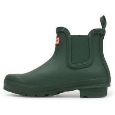 New Hunter Women’s Original Chelsea Short Rain Boots Hunter Green US Size 7
