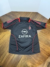 Vintage AC Milan Zafira Soccer Jersey – Black/Red – Rare Training Top