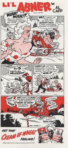 1949 Cream of Wheat: Lil Abner Mush Mush Vintage Print Ad