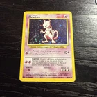 Mewtu Mewtwo Holo 10/102, 1st Edition, 1999 WOTC Pokémon.