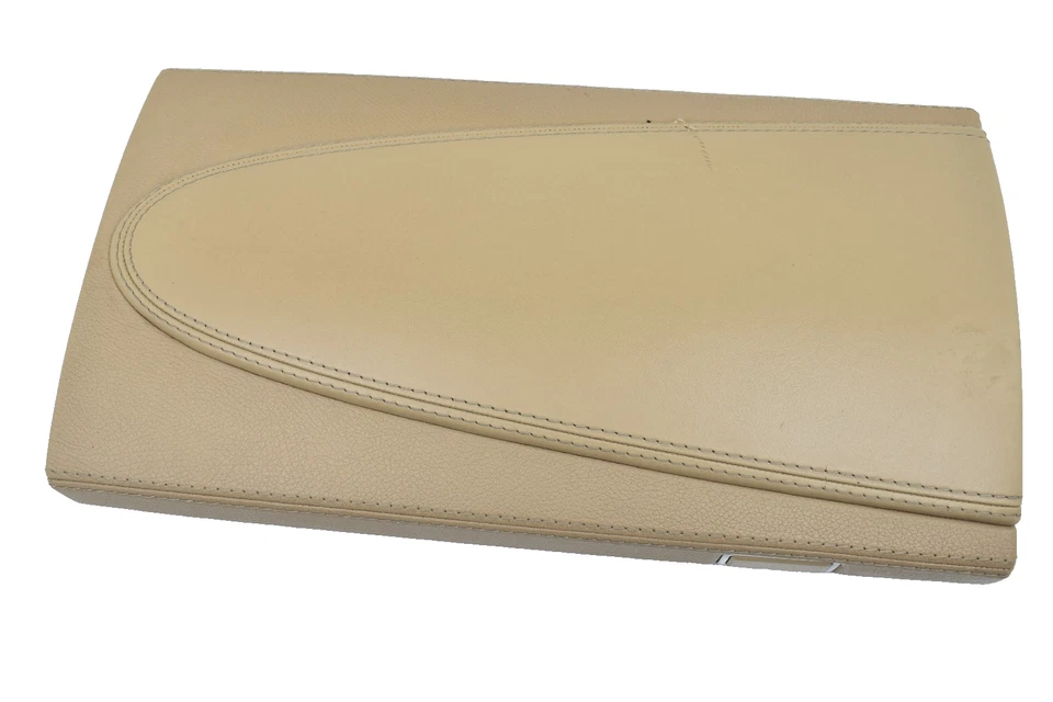 Mercedes CL550 2007-2010 consola central cuero beige reposabrazos tapa solo OEM Foto 2 de 4