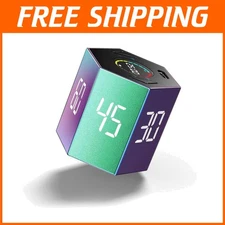 Ticktime Cube Timer - Long-Lasting Battery & Pause Function