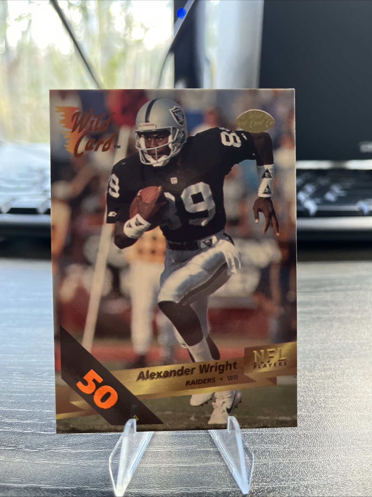 1993 Wild Card - Alexander Wright #147 50 Stripe