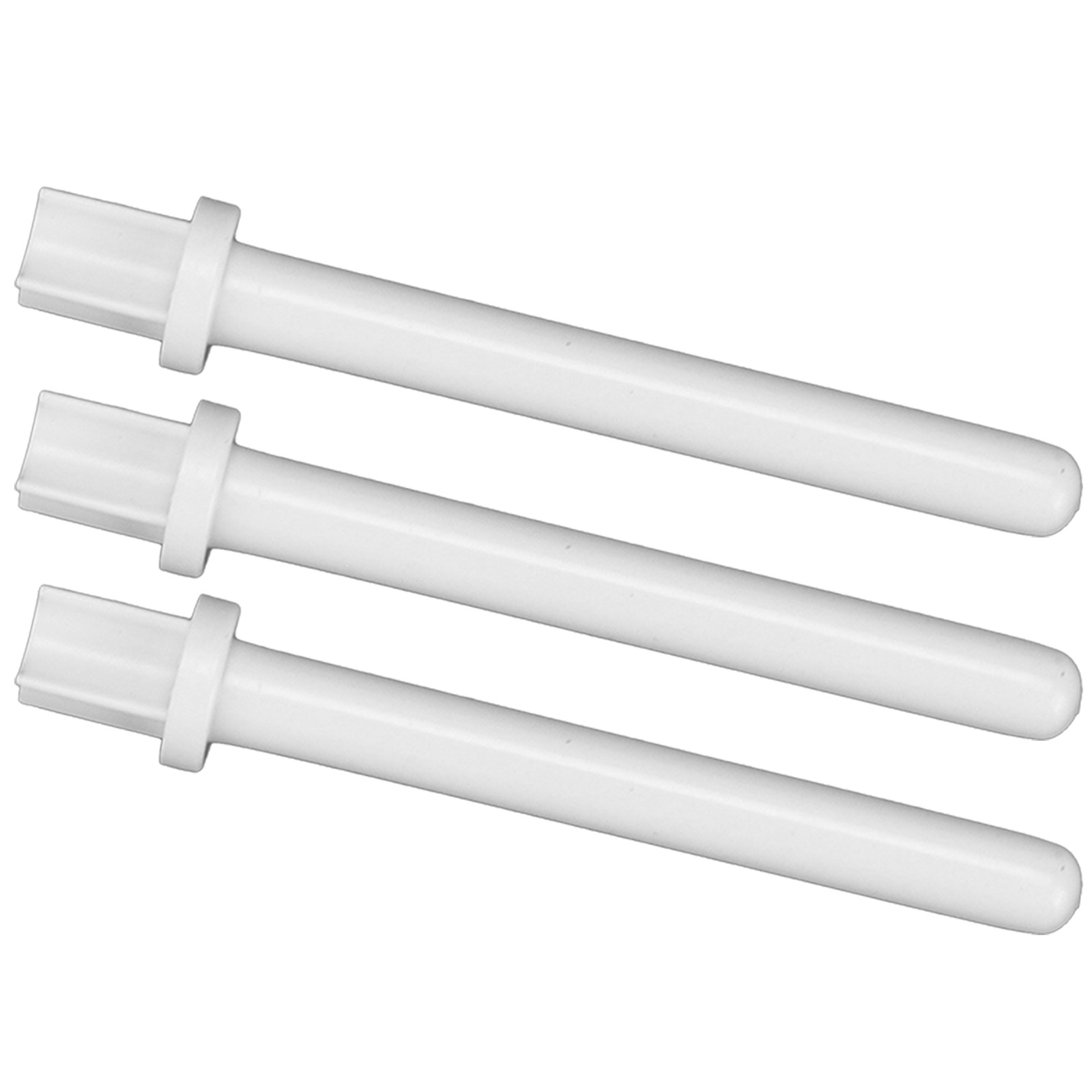 3pcs Sewing Machine Spool White Plastic Tailoring Auxiliary Accessories For Hand
