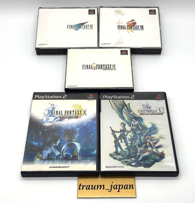 Final Fantasy VII VIII IX X X-2 International Set FF 7 8 9 10 Lot