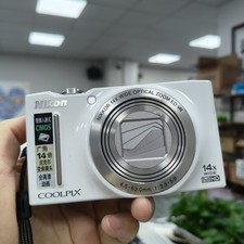 Nikon COOLPIX S8200 16.1M Compact 14 x Optical Zoom Digital Camera White English
