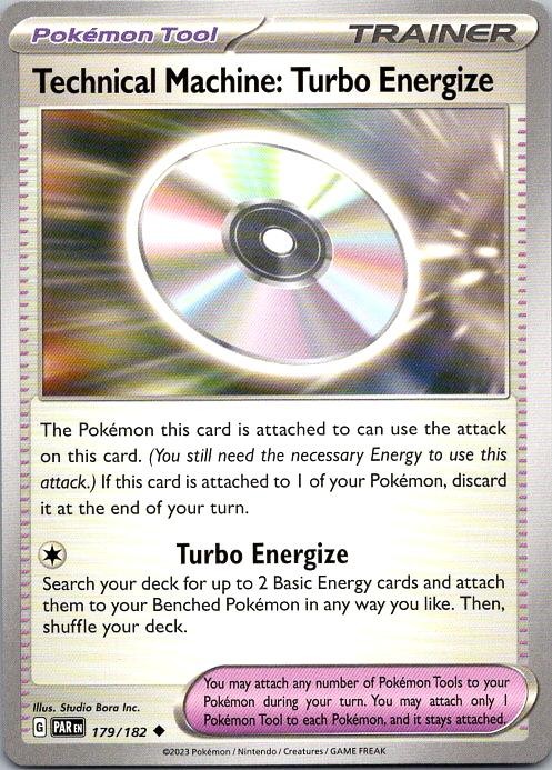 2023 Technical Machine: Turbo Energize 179/182 Uncommon Paradox Rift Pokemon