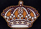 1967-88 Los Angeles Away Jersey Crest, 10"x 7 1/2", Gently Used