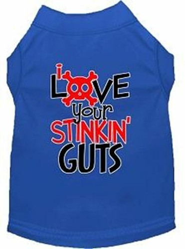 Love your Stinkin Guts Screen Print Pet Puppy Cat Dog Shirt - Picture 5 of 26