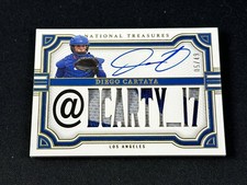 2023 Panini National Treasures Signature Names /49 Diego Cartaya #SN-DC Auto