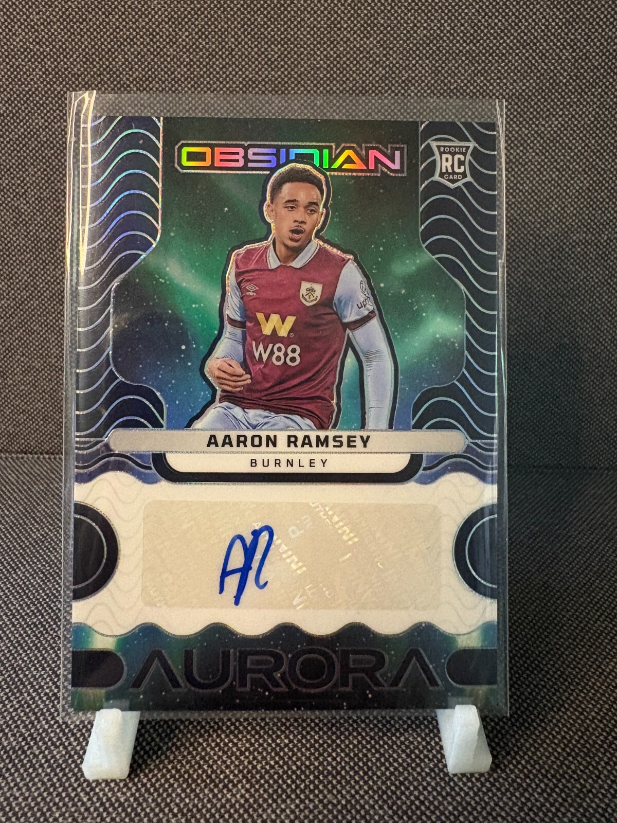2023 Obsidian Aaron Ramsey Aurora Auto Rookie RC #197/199