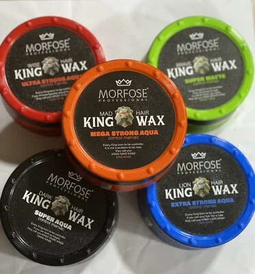 MORFOSE - BRAVE KING HAIR WAX - SUPER MATTE - CONTROL MANIAC - 175ml