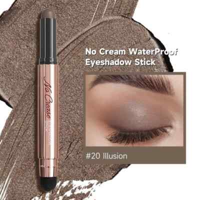 FOCALLURE No-Crease Eyeshadow Stick Dual-Ended Crayon & Sponge Smudger