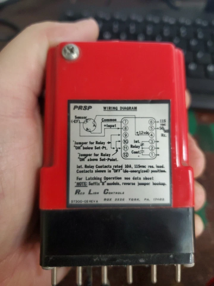 (2 piezas) Interruptor de detección de velocidad Red Lion 5130035 (TA62MS) Foto 4 de 4