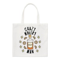 VerrüCkt Whisky Man Stars Regular Tragetasche Lustig Witz Drunk Vatertag Shopper