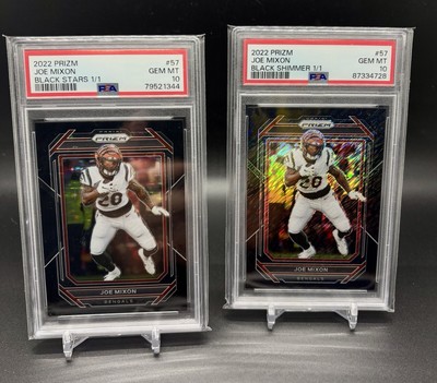 2022 Panini Prizm Rainbow- Joe Mixon- Missing Black Finite- 45 of 46- 1/1 X2