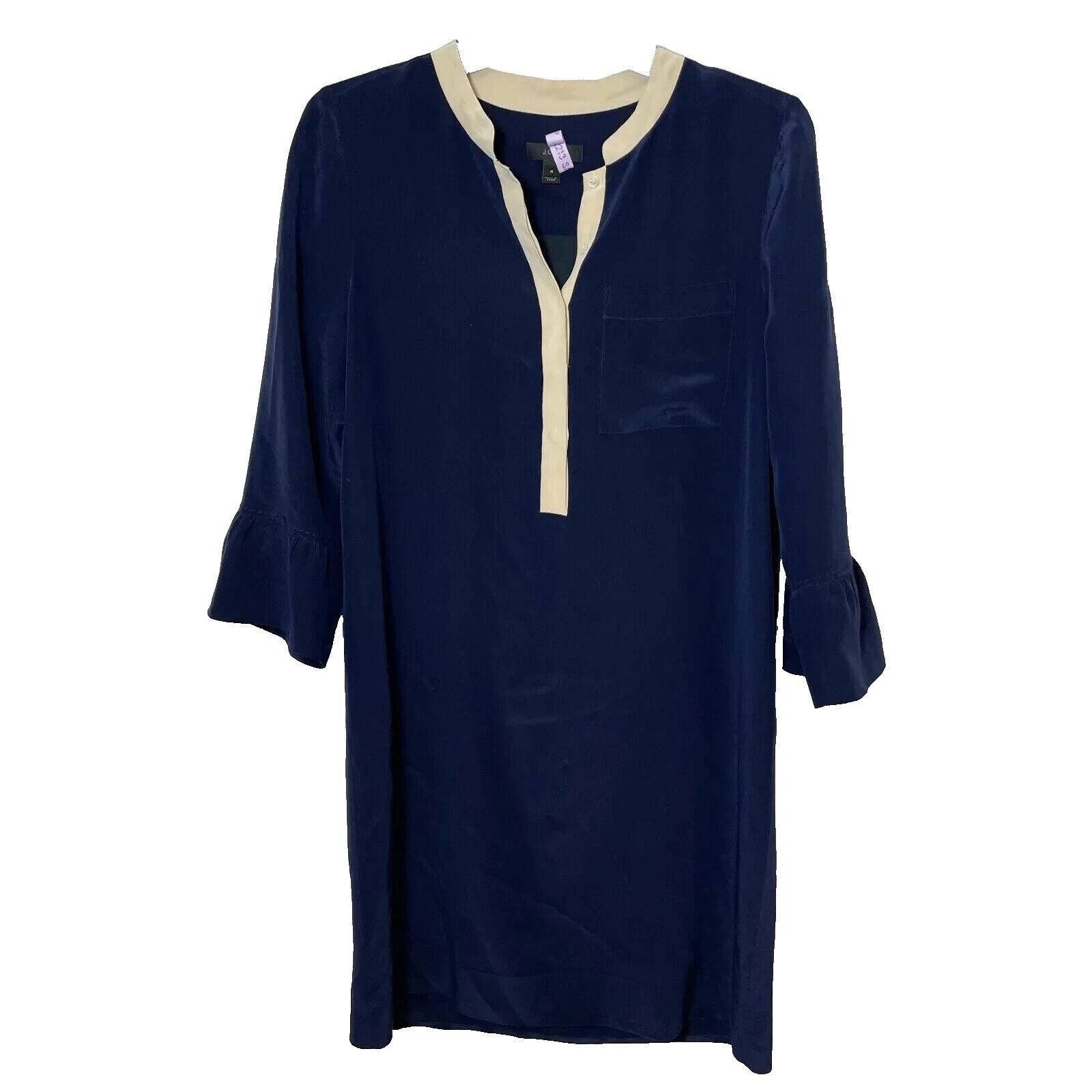 J.CREW Silk 3/4 Sleeve Dresses for Women