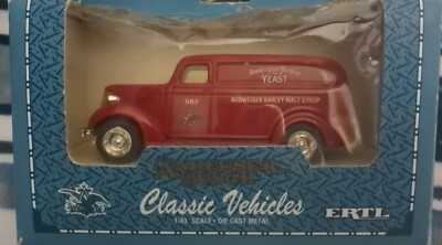 1938 Anheuser Busch Chevy Panel Truck. ERTL Classic Vehicles Original Box (T23