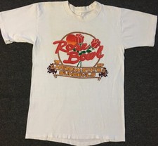 Vtg 80s ASU Rose Bowl Faded Distress Shirt S Single Stitch College Track Grunge