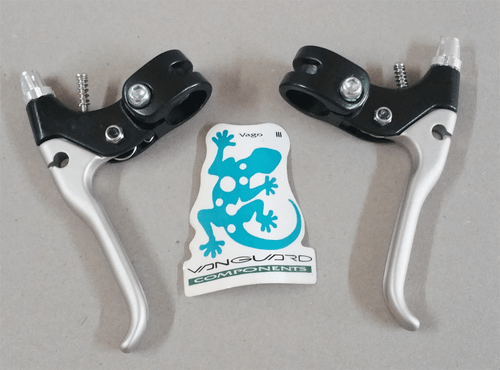 Vintage Old School LIZARD ALLOY BMX BRAKES SET Bicycle Bike Skyway 80s TITANIUM - Picture 3 of 6