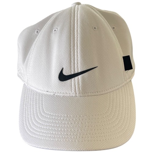Nike Dri-Fit Legacy91 Hat Cap Strap Back White Black Golf Running Unisex Adult