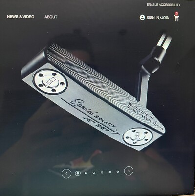 Scotty Cameron Special Select Newport 2 Jet Set Limited Black