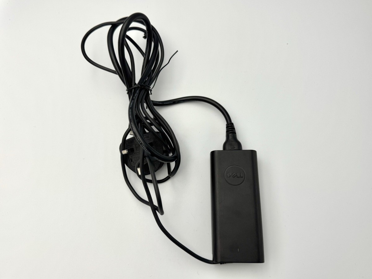 Lot Of 5 Dell 65W USB-C AC Power Adapters - Used, Model LA65NM190, For XPS & More