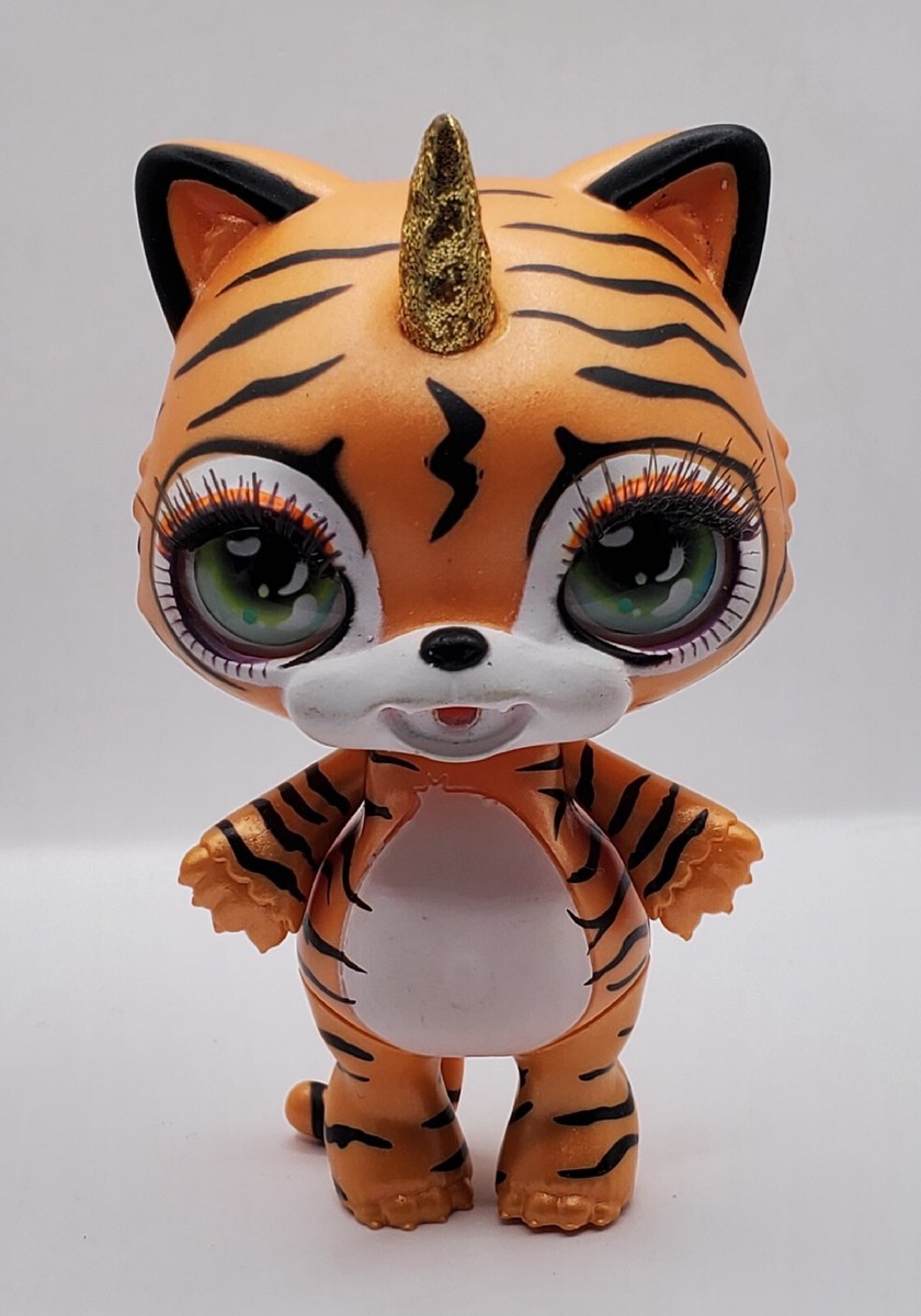 MGA Poopsie Sparkly Critters STRIPES TIGER UNICORN Lashes 3.5