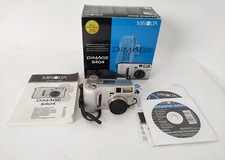 Macchina fotografica Foto Camera MINOLTA Dimage S404 Manuali DVD Box Working-790