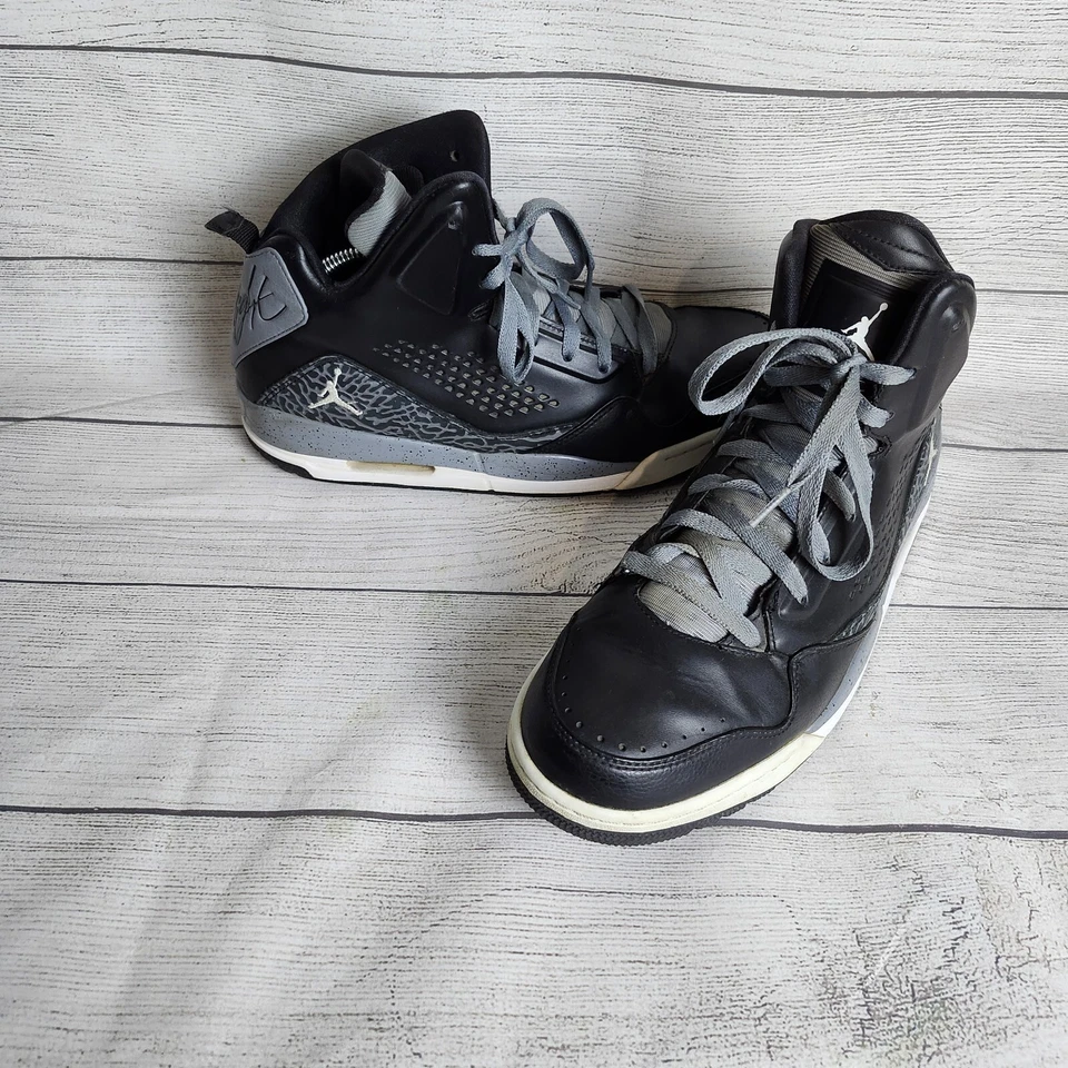 Кроссовки Nike Air Jordan Flight SC-3 Premium черные серые размер 11 641444-003 - Изображение 4 из 4